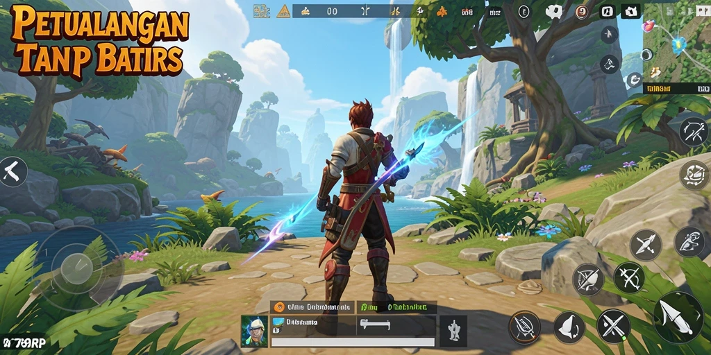 Menampilkan aksi seru dalam dunia gameplay Open World yang luas.