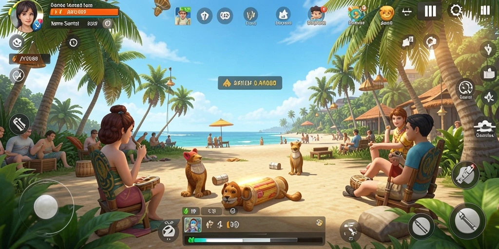 Tampilan seru gameplay AYU89 yang menghibur dan penuh warna.