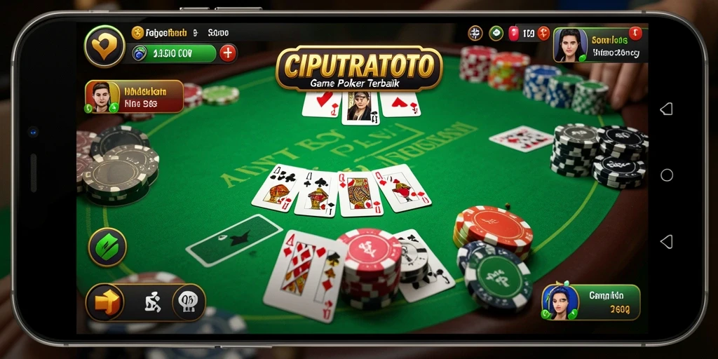 Gameplay mendebarkan di meja Poker dalam CIPUTRATOTO.