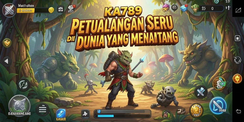 Tampilan gameplay KA789 yang menampilkan petualangan seru dan tantangan menarik.