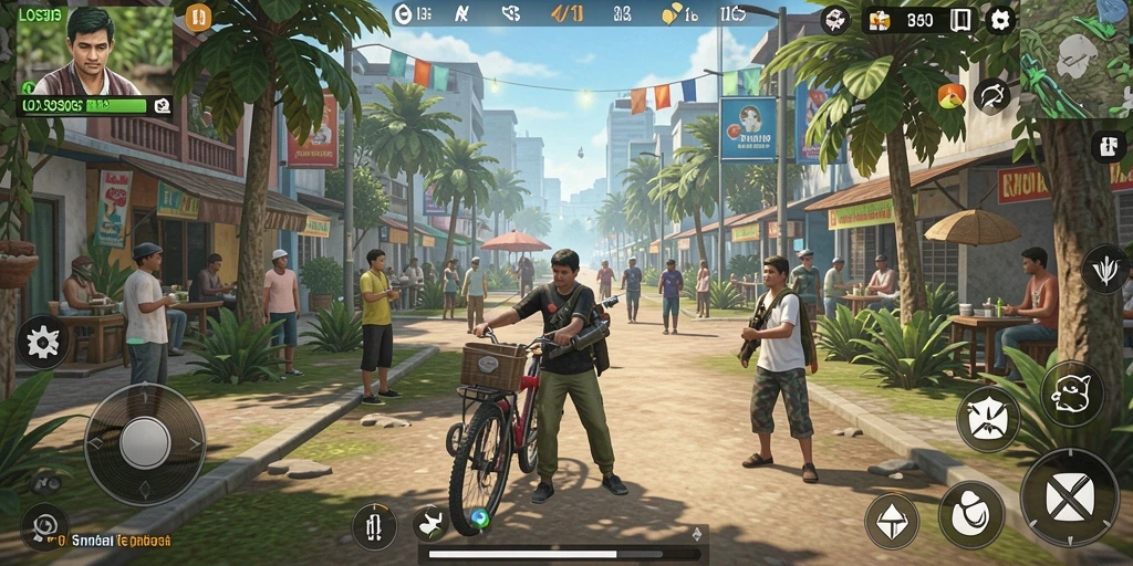 Gameplay menarik dari LOS303 saat menjalani simulasi kehidupan sehari-hari.