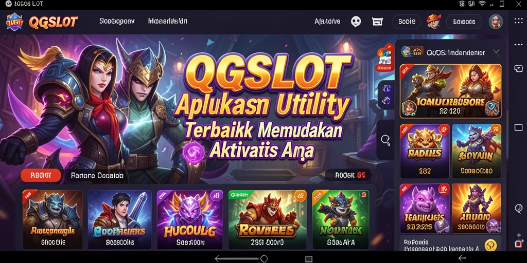 Tangkapan layar utama QQSLOT menampilkan tampilan antarmuka yang bersih dan intuitif.