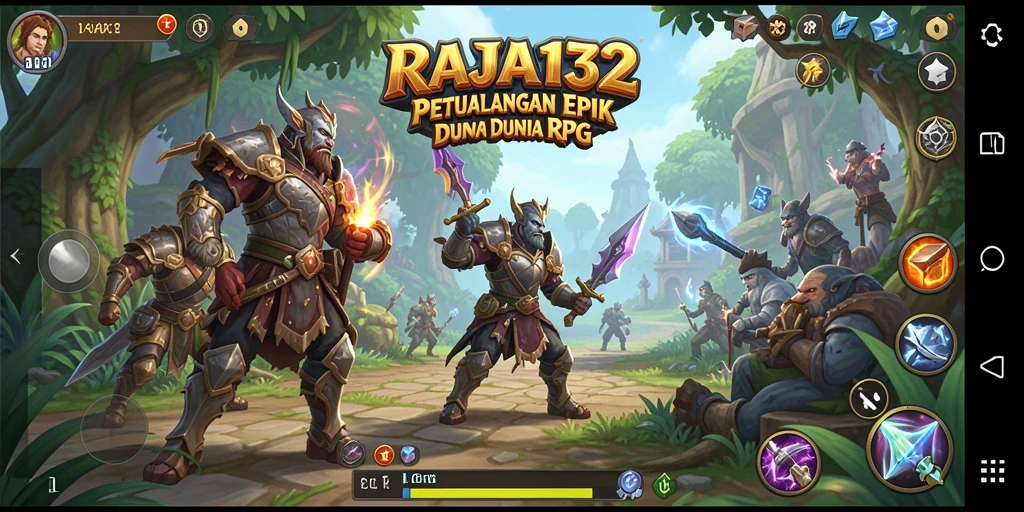 Tampilan menarik dari gameplay RAJA132 menunjukkan aksi pertarungan yang seru.