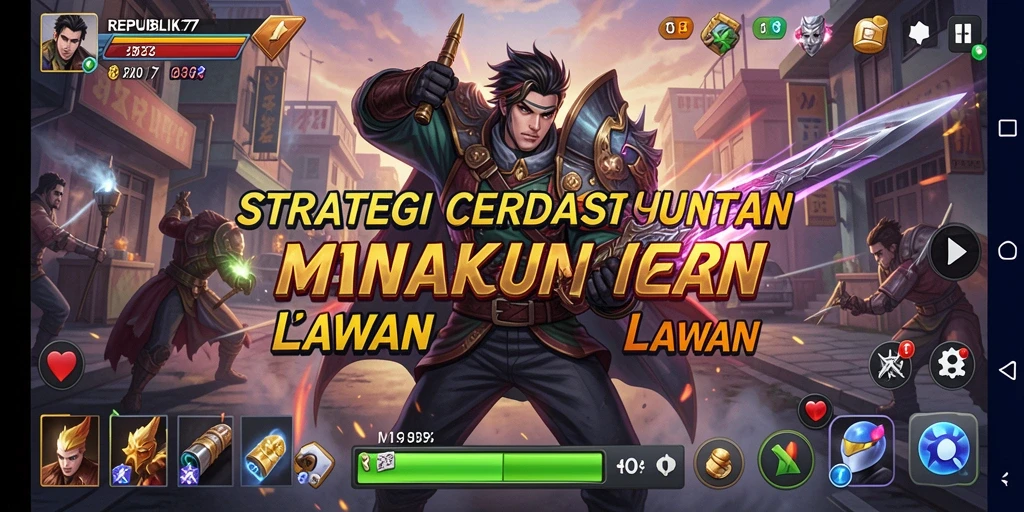 Screenshot gameplay REPUBLIK77 menampilkan aksi strategi yang mendebarkan.