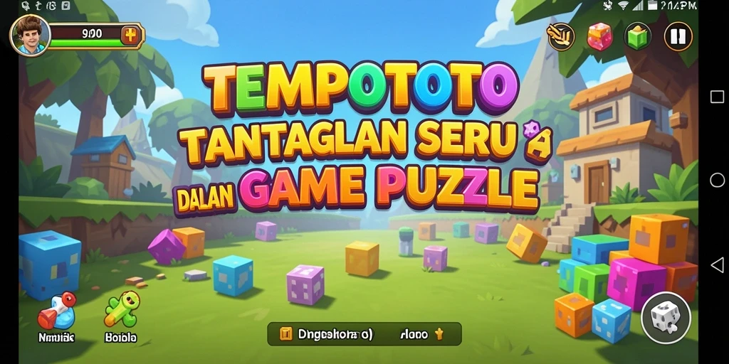 Tangkapan layar gameplay TEMPOTOTO yang menantang dan menarik.