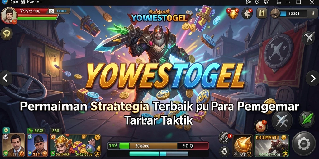 Tampilan gameplay YOWESTOGEL yang menampilkan strategi intens.